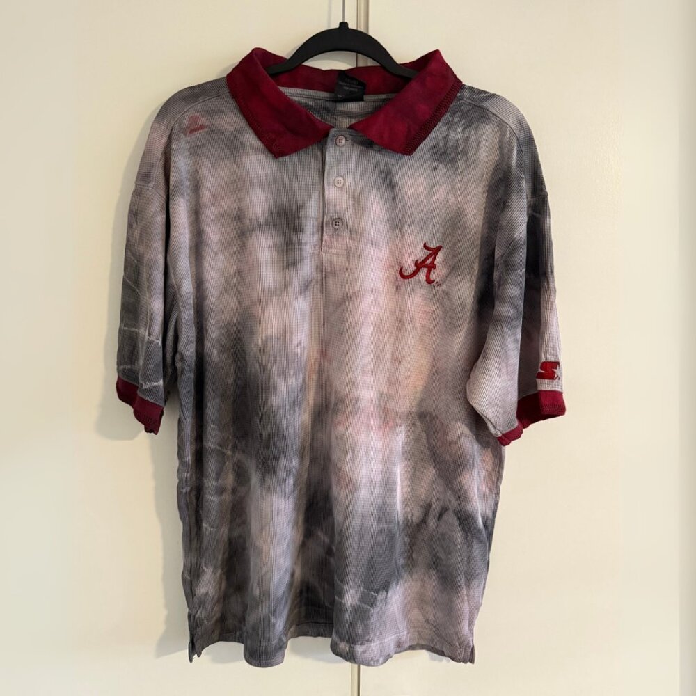 Alabama Crimson Tide Cloud Dye Polo (Large)